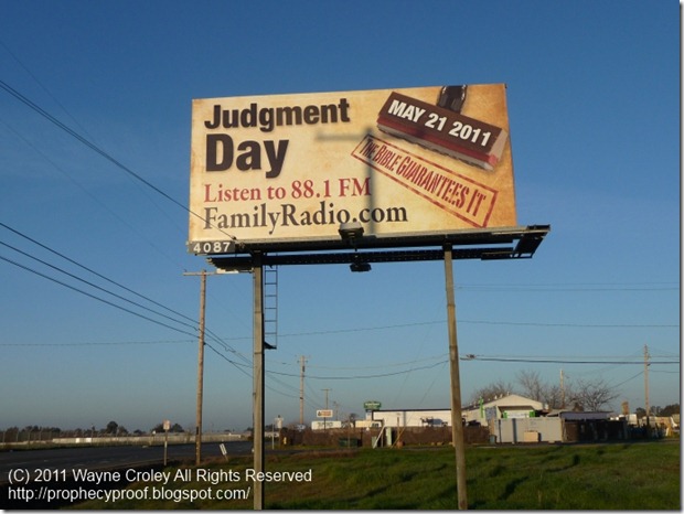 judgment day billboard. 2000 illboards across the