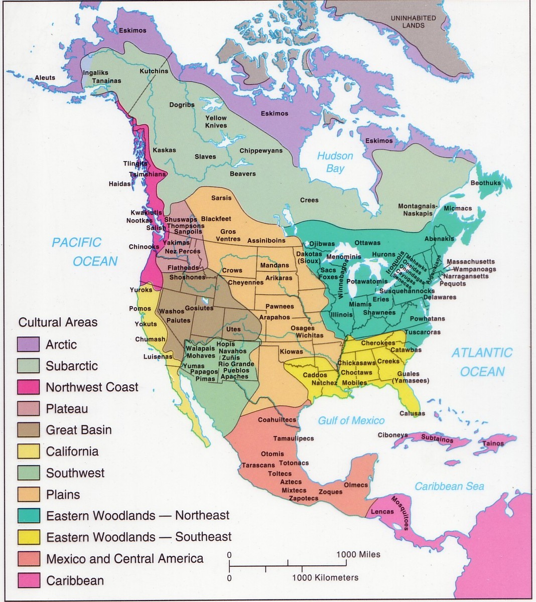 Native American Tribes From Western North America